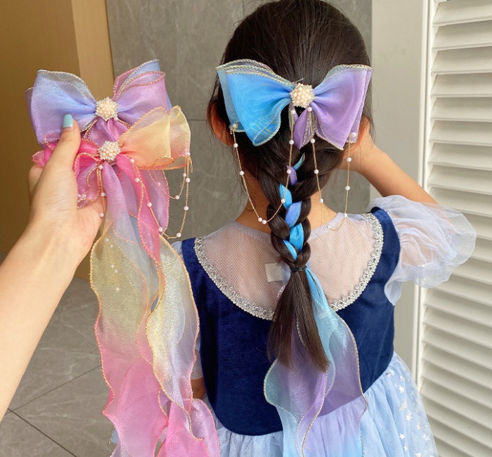 Child gradient hair accessories little girl headwear