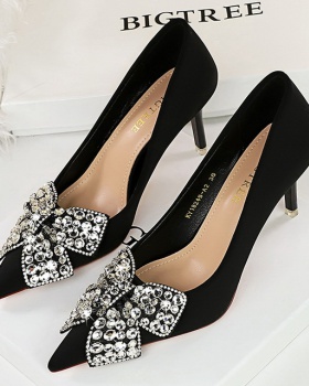 High-heeled high-heeled shoes satin shoes for women