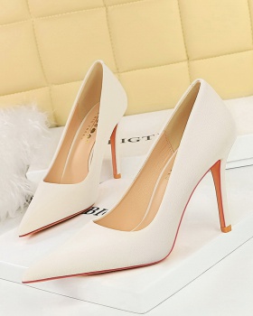 Fashion simple low high-heeled high-heeled shoes for women
