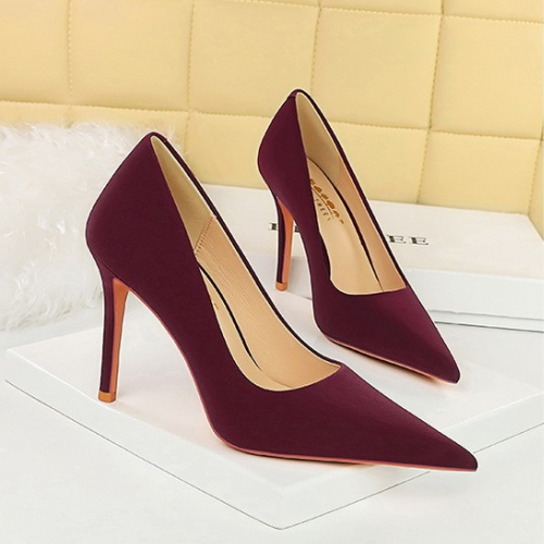 Fashion simple low high-heeled high-heeled shoes for women