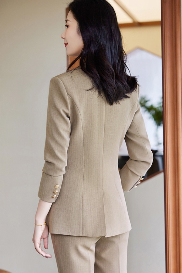 Long sleeve business suit spring and autumn coat a set