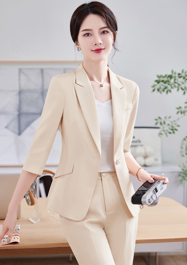 Fashion business suit profession coat a set for women