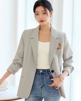 Loose tops small fellow business suit for women