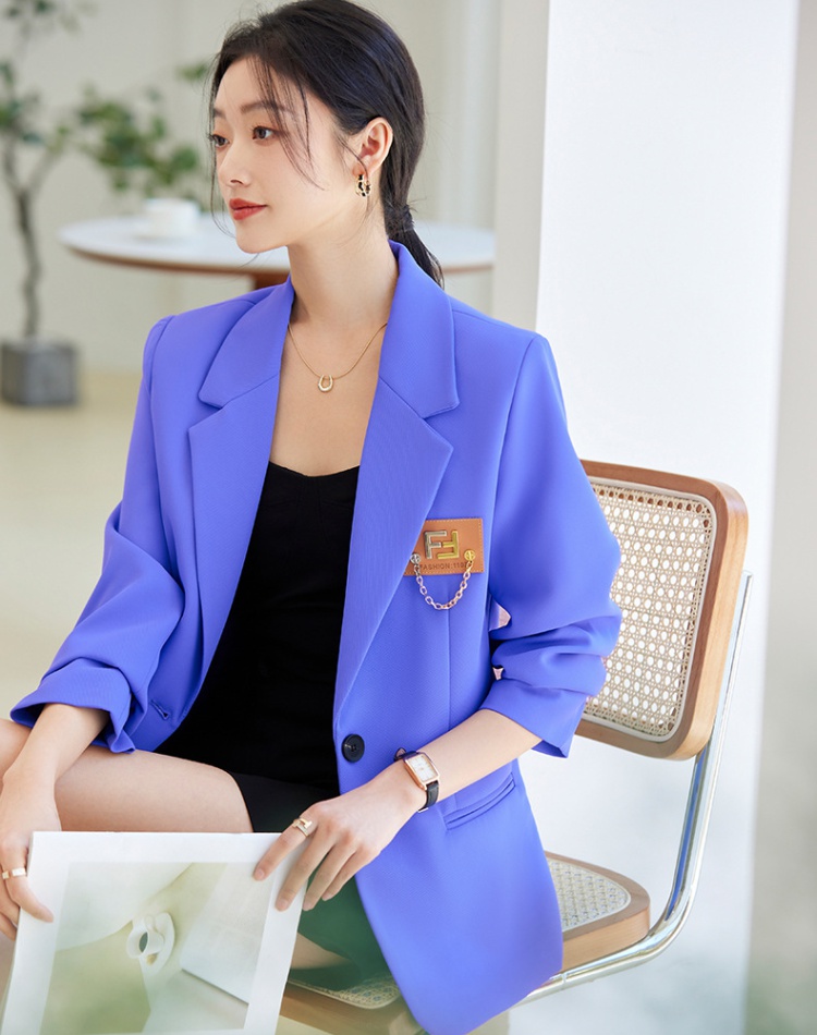 Loose tops small fellow business suit for women