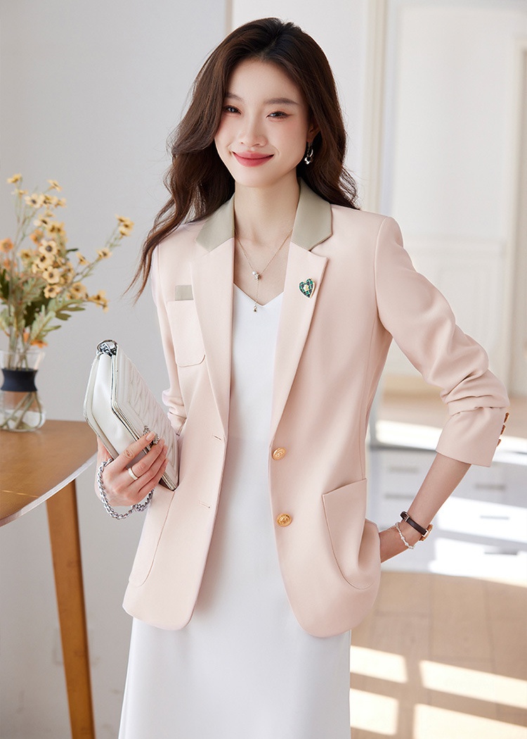 Profession Western style coat pink Casual business suit