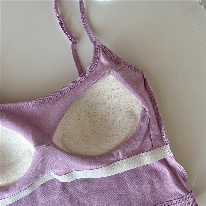 With chest pad vest spring and summer underwear
