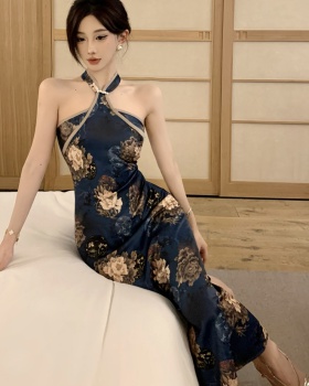 Temperament dress long cheongsam for women
