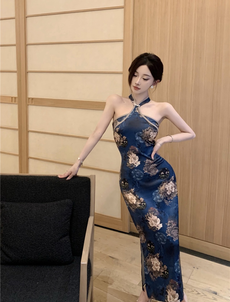 Temperament dress long cheongsam for women