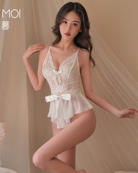 Butterfly sexy wedding dress perspective pajamas