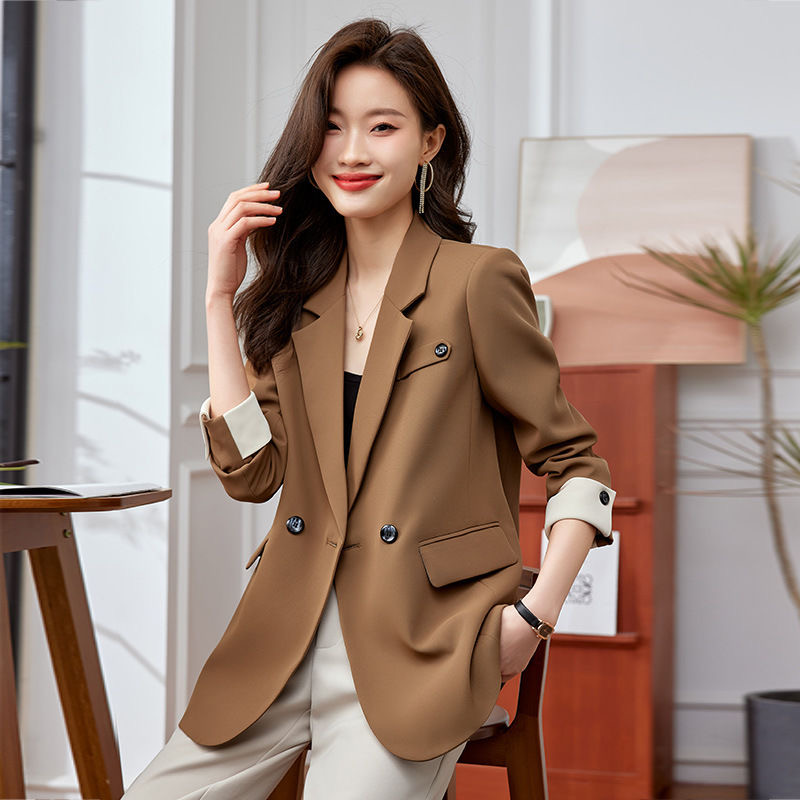 Casual coat double-breasted business suit for women
