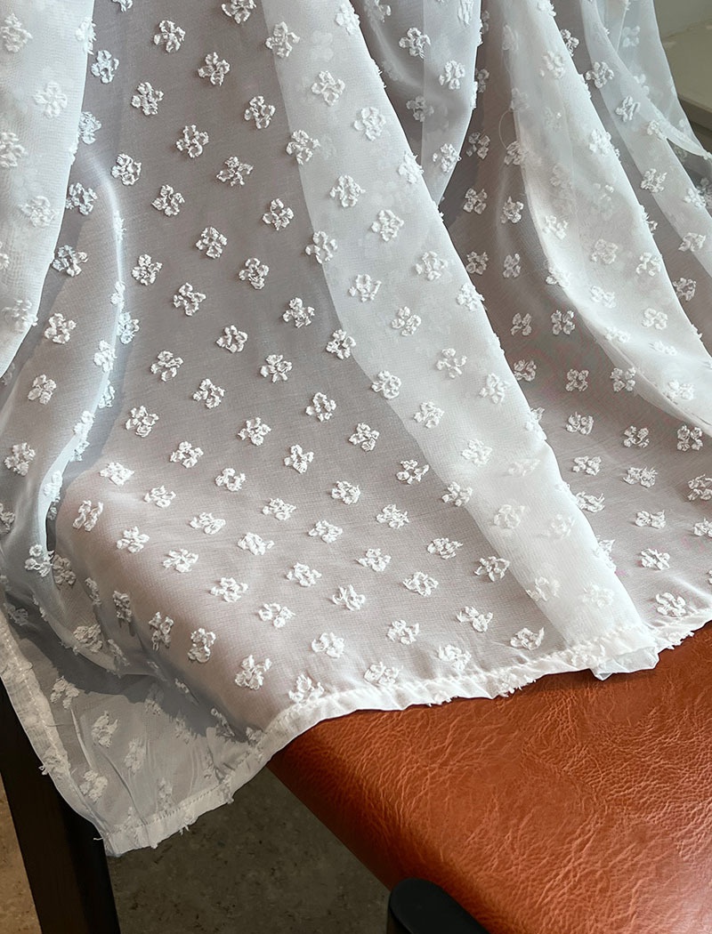 Gauze lace apron crochet perspective short skirt