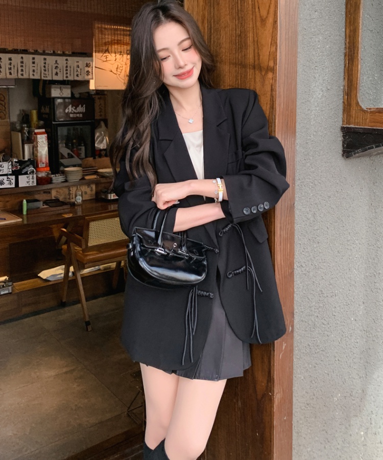 Small fellow Chinese style business suit light coat