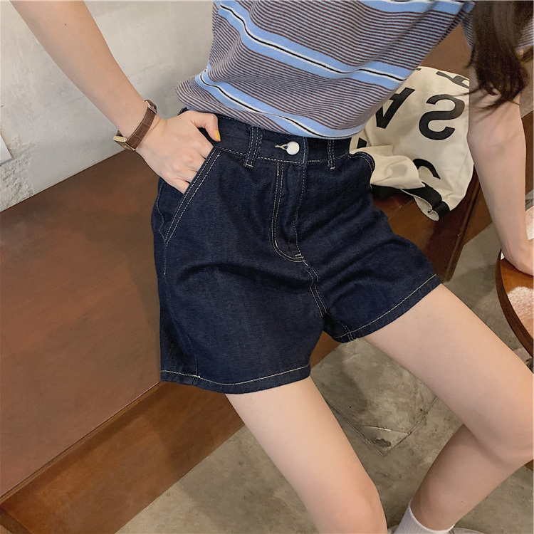 Large yard straight pants jeans summer pants for women
