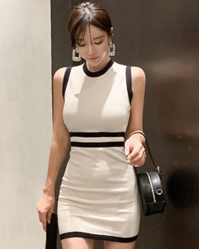 Fashionable Korean style temperament package hip dress