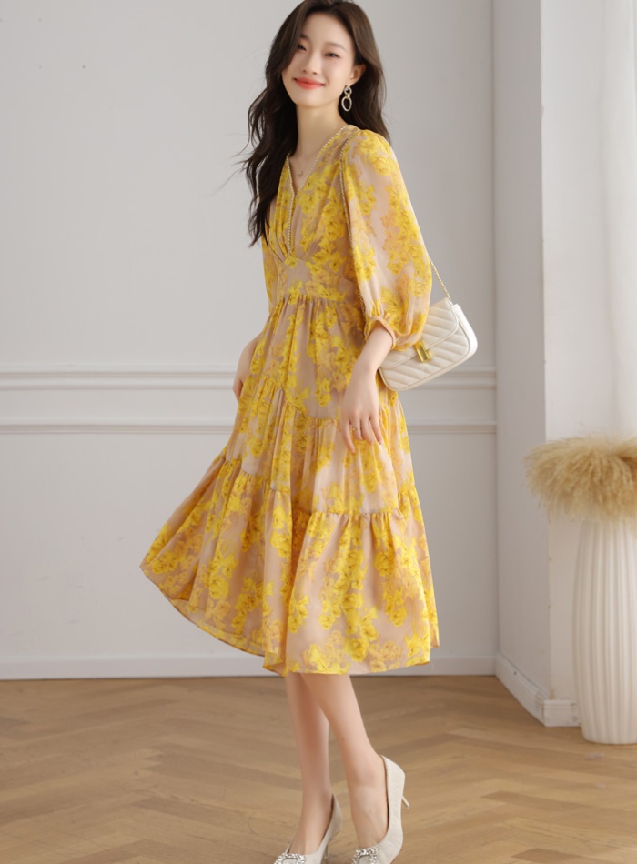 Light luxury long noble temperament dress for women