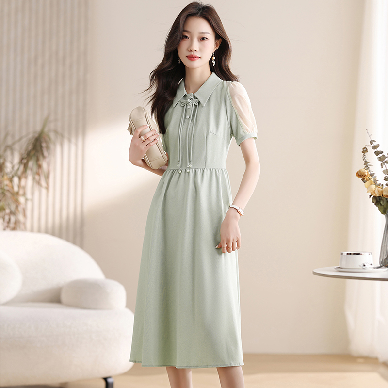 Chinese style long dress Casual dress for women