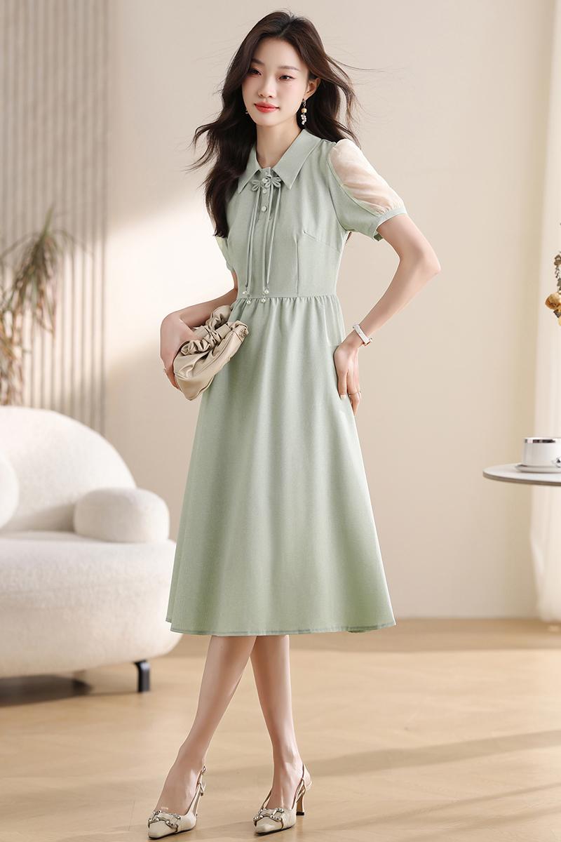 Chinese style long dress Casual dress for women