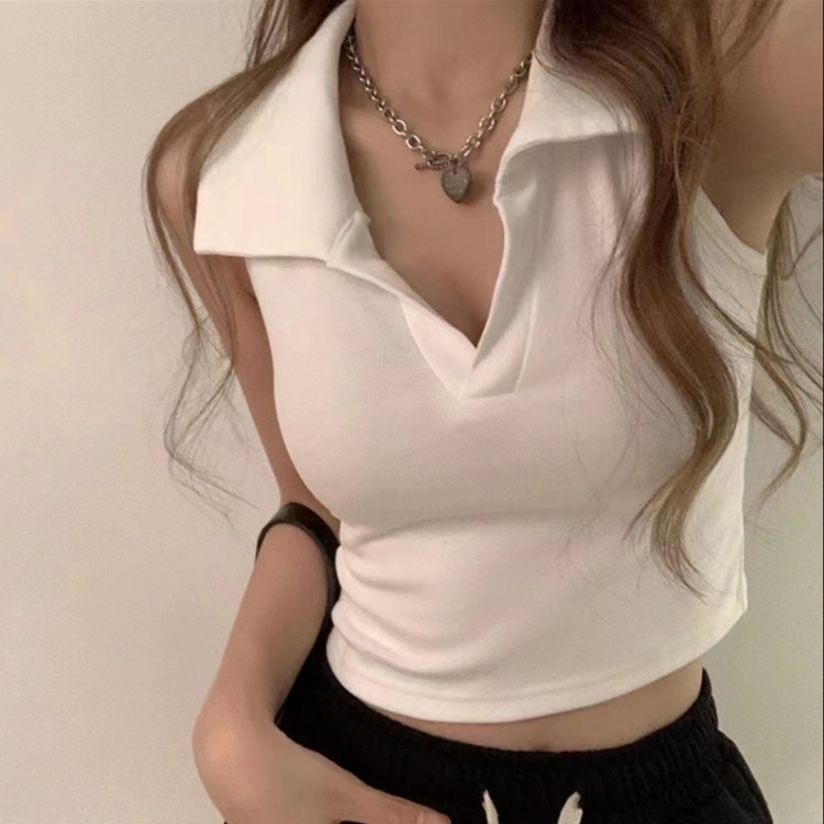 Enticement Korean style vest spring sleeveless tops