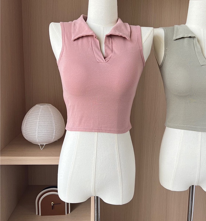 Enticement Korean style vest spring sleeveless tops