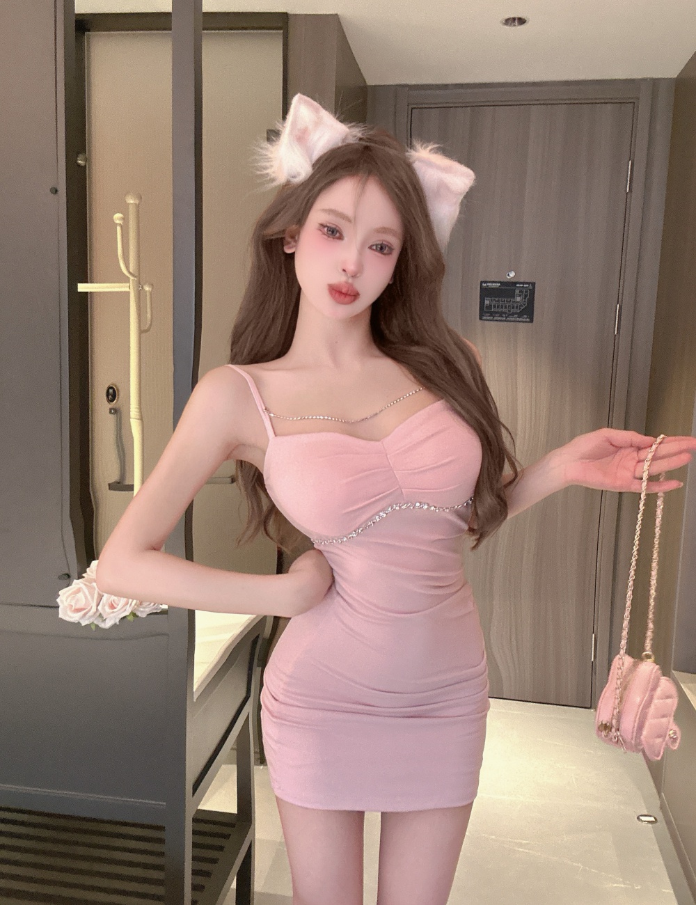 Wrapped chest summer sling sexy dress for women