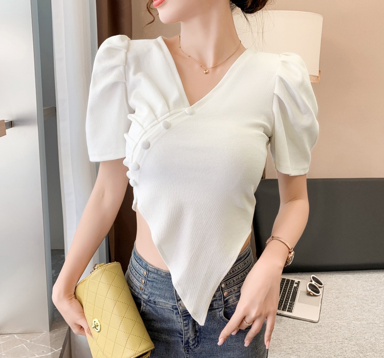 Korean style T-shirt short sleeve tops for women