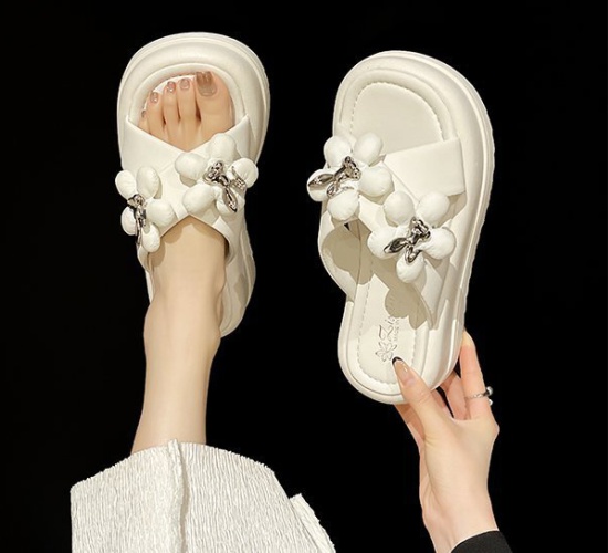 Heighten summer high-heeled wears outside slippers for women