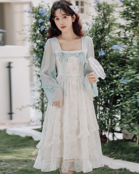 Sunscreen vacation spring and summer Chinese style dress