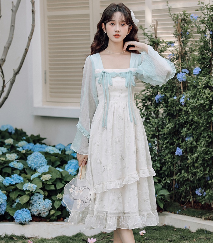 Sunscreen vacation spring and summer Chinese style dress