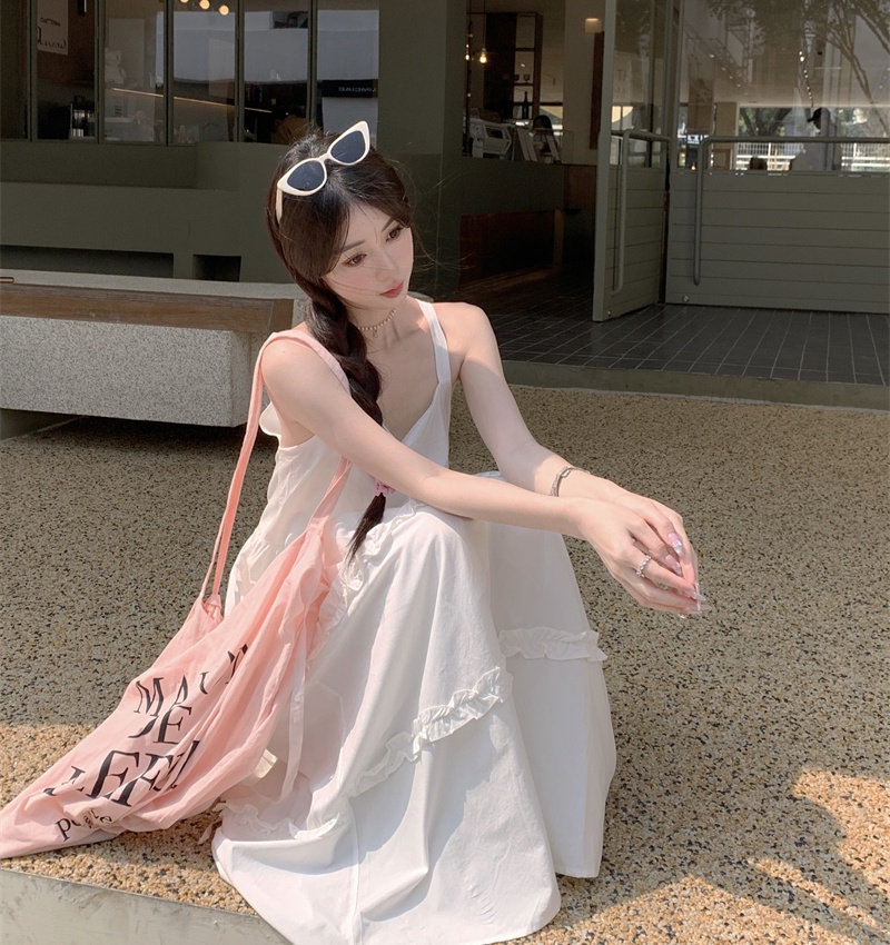 Korean style slim spring dress for women
