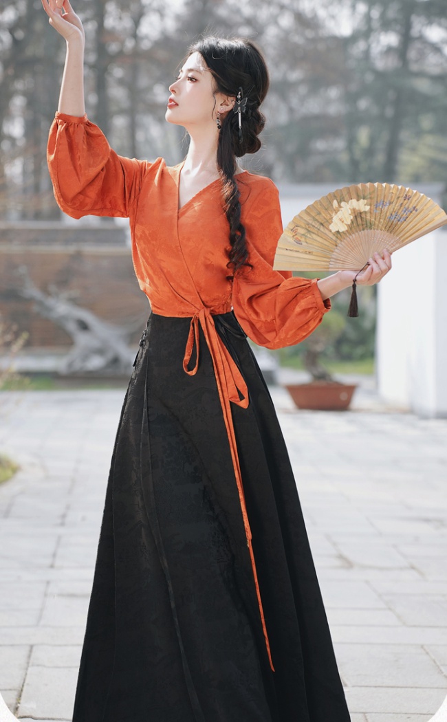 Chinese style skirt a set