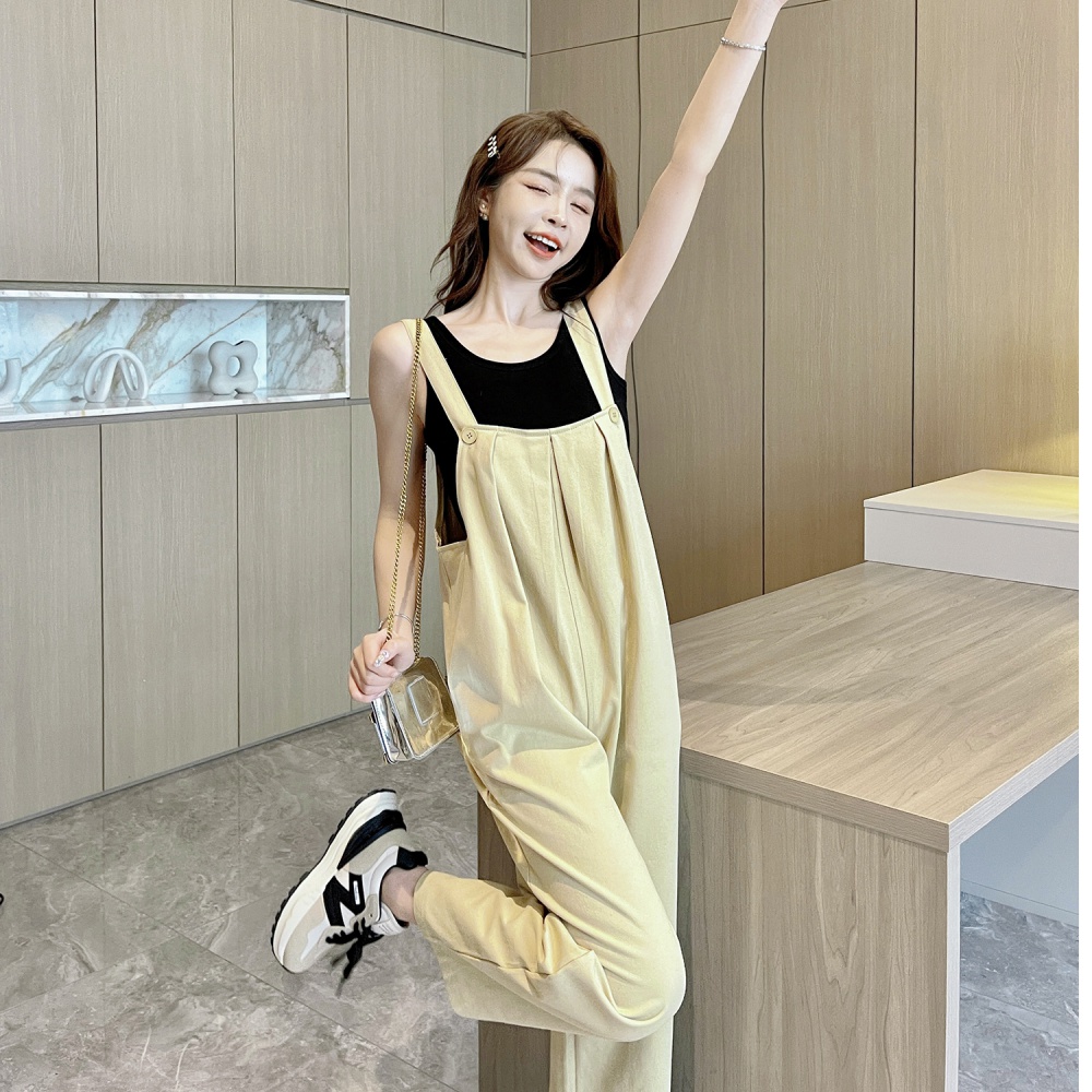 Show young student jumpsuit Korean style casual pants