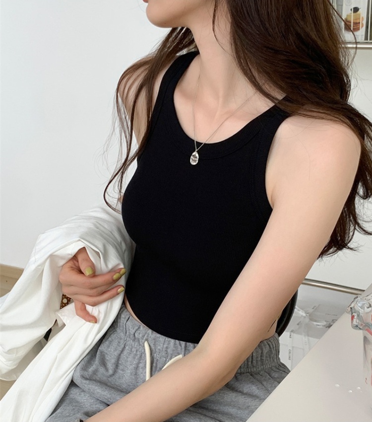 Sexy bottoming vest short spring tops for women