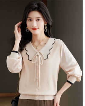Loose thin sweater large yard tops for women