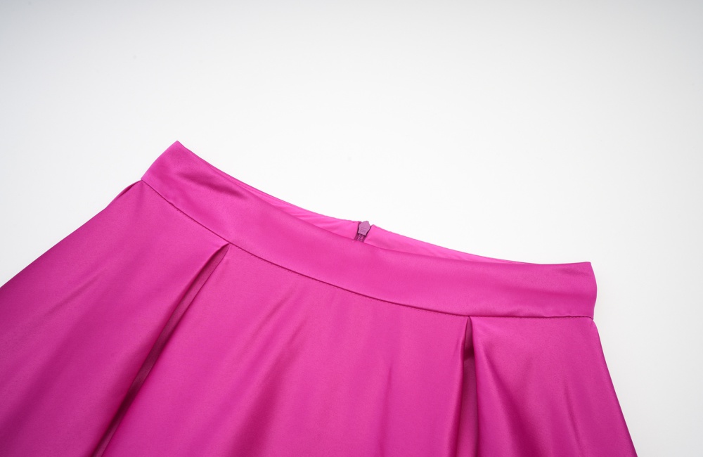 Short sweet bow tops sequins adult split skirt a set