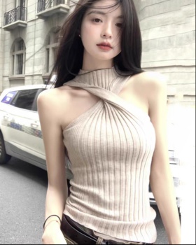 Korean style spicegirl tops halter sexy vest for women