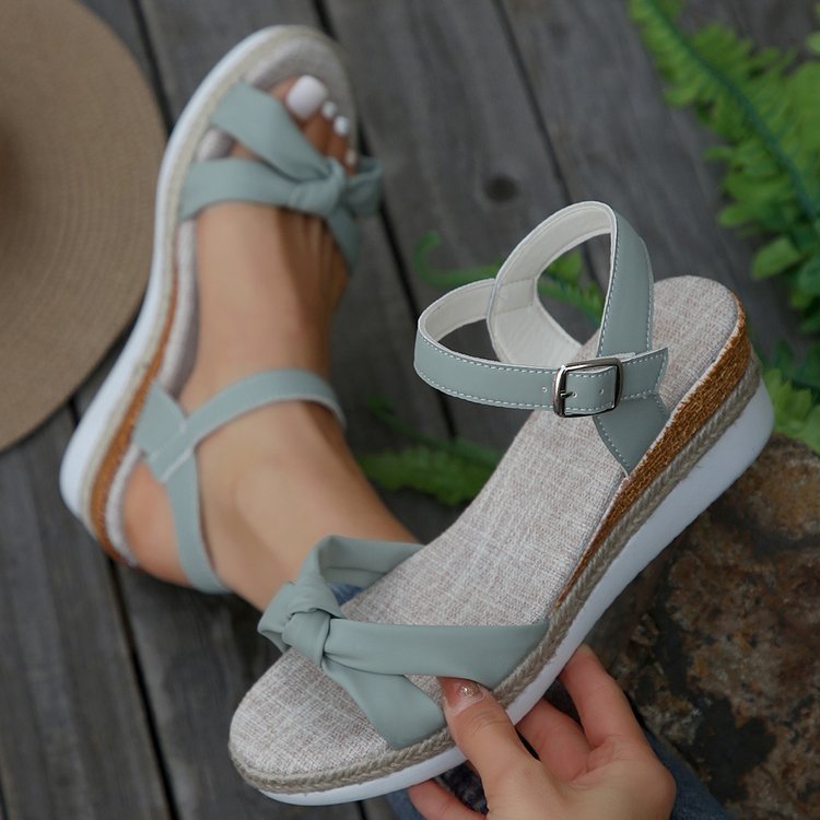 Fashion large yard summer slipsole rome sandals for women