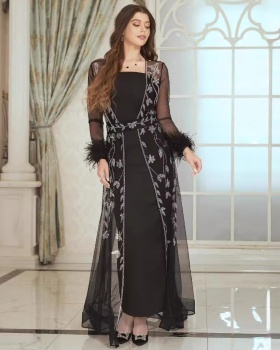 Spring and summer robe formal dress for women