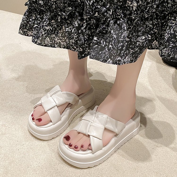 Summer shoes thick crust slippers for women