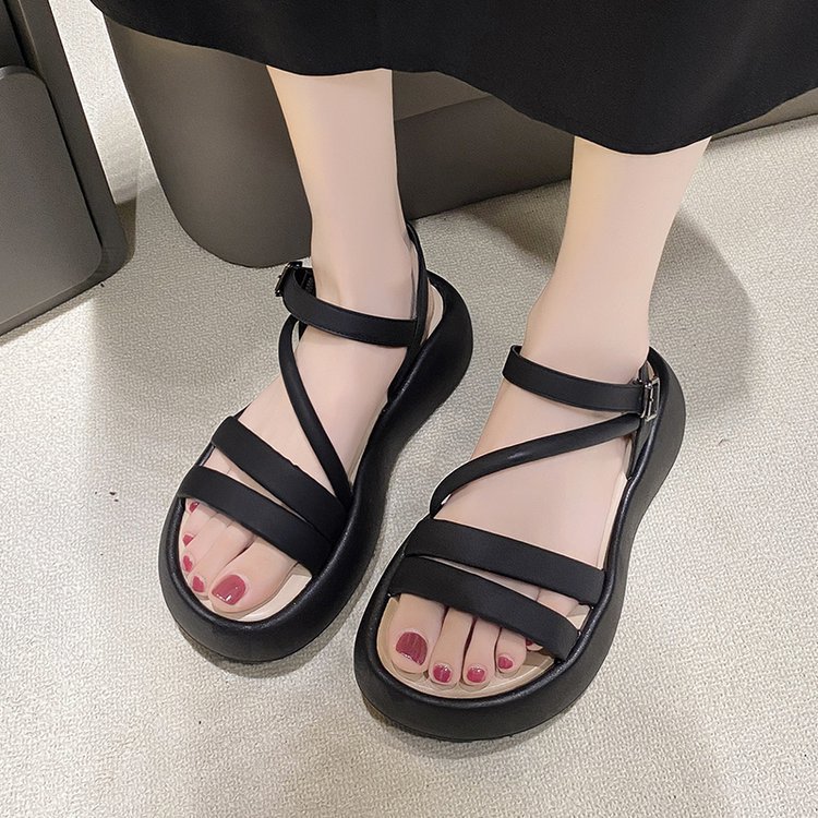 Rome summer shoes thick crust Casual sandals for women