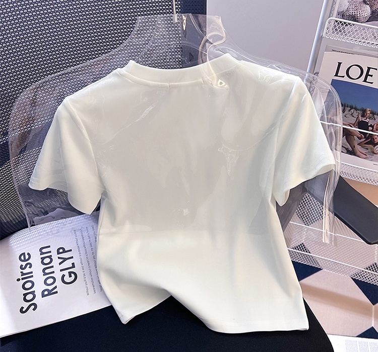 Short sleeve summer tops small fellow T-shirt for women