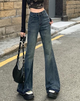 Spring retro pants spicegirl long pants for women