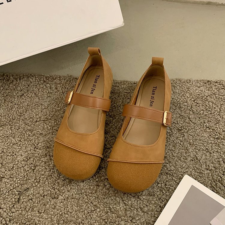 British style low shoes spring flattie for women