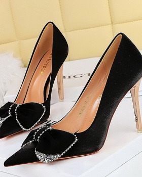 Metal shoes banquet high-heeled shoes for women