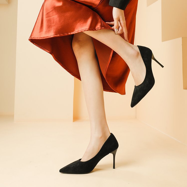 Fine-root high-heeled shoes France style shoes for women