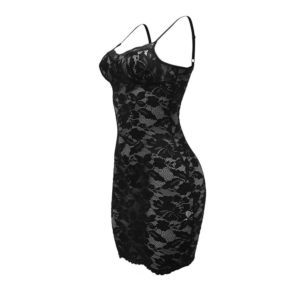 Package hip pure lace European style dress for women