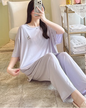 With chest pad long pants pajamas 3pcs set for women