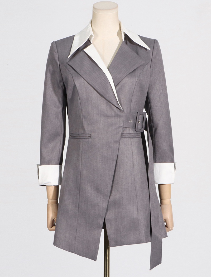 Slim frenum business suit spring coat for women