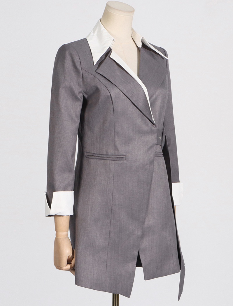 Slim frenum business suit spring coat for women