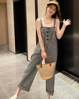 Spring and autumn loose bib pants summer long pants for women