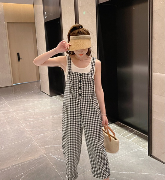 Spring and autumn loose bib pants summer long pants for women